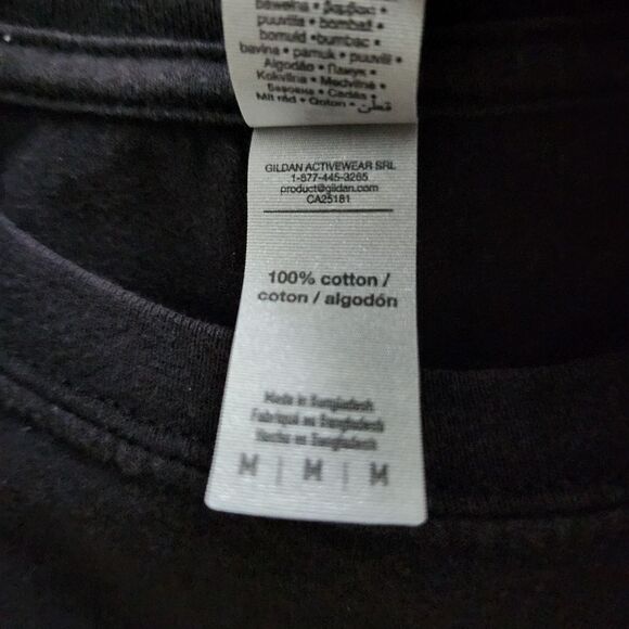 Gildan Soft Style Mens Chevrolet Graphix Black T-Shirt Size Medium - Picture 6 of 8